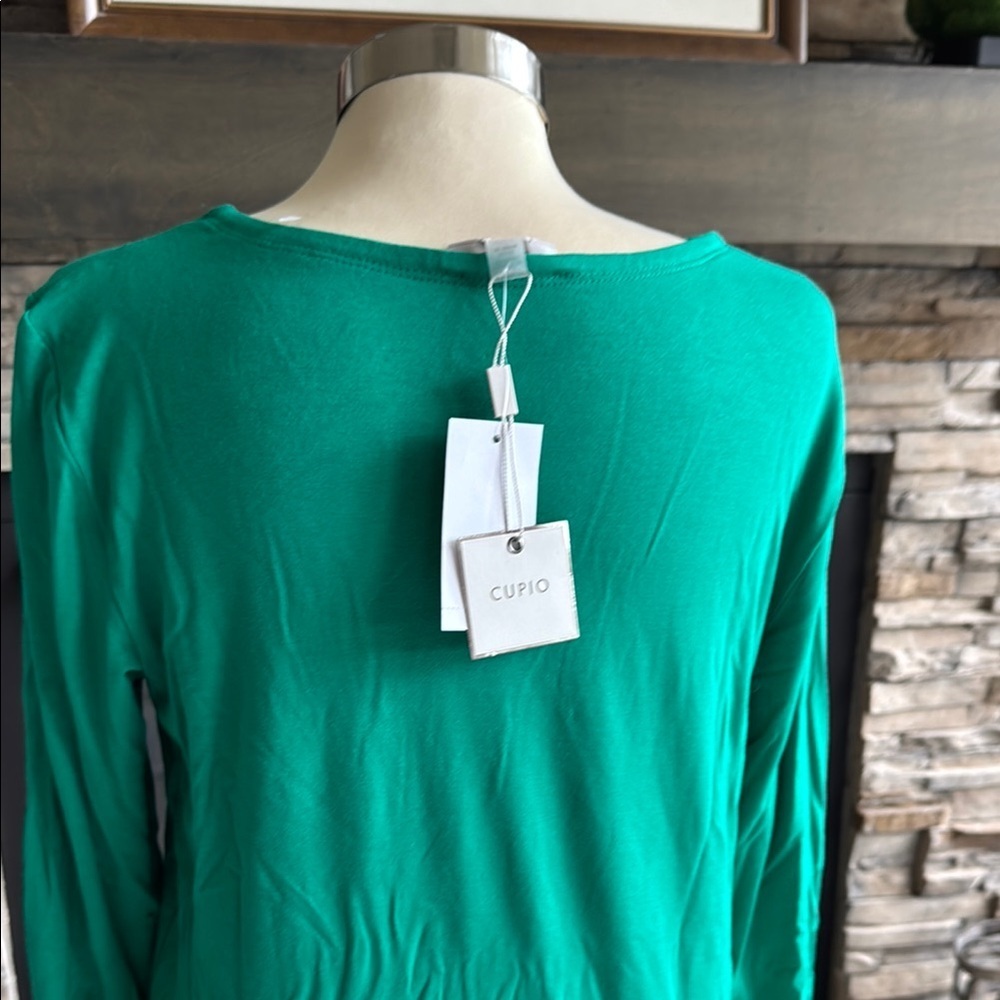 Cupio Vibrant Green Women's Blouse - Picture 7 of 10